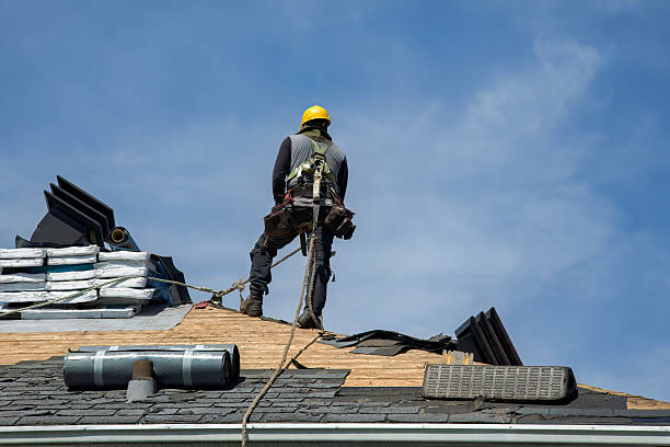Professional Roof Replacement technician working in Brookeville, MD